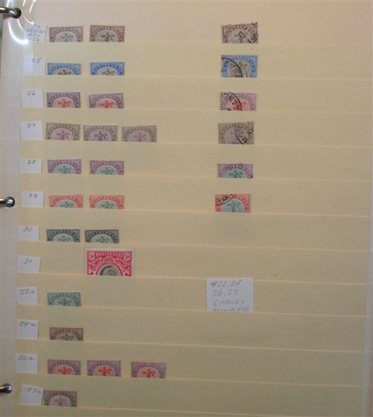 Montserrat Collection/Accumulation to the Early 1980s (Est $600-700)