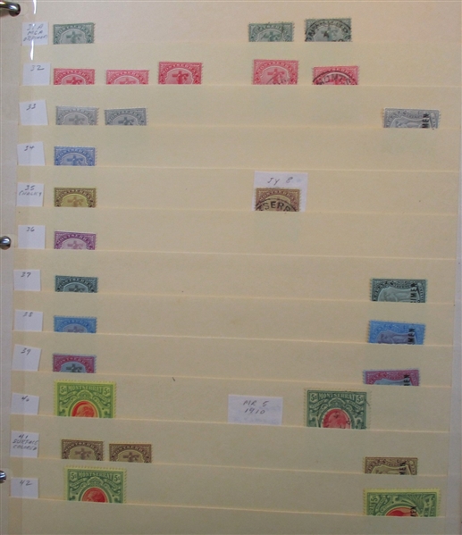 Montserrat Collection/Accumulation to the Early 1980s (Est $600-700)