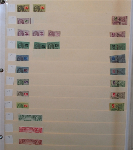 Montserrat Collection/Accumulation to the Early 1980s (Est $600-700)
