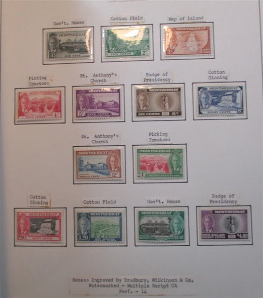 Montserrat Collection/Accumulation to the Early 1980s (Est $600-700)