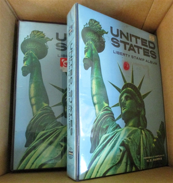 3 Liberty Albums with Modern Postage (Face $700+)