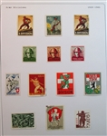 Swiss Soldier Stamp Accumulation with Albums (Est $90-120)