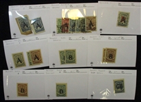 Colombia Airmails, Scadta-Consular Overprints (Est $175-250)