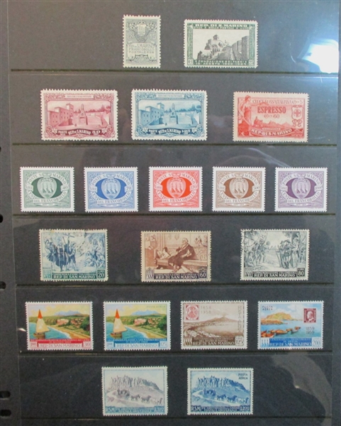 Worldwide Stamps on Hagner Stock Pages - Many Better! (Est $800-1000)