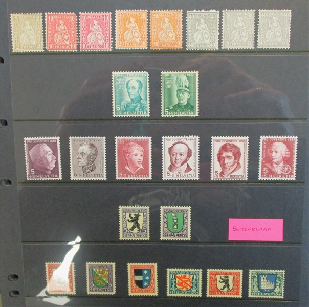 Worldwide Stamps on Hagner Stock Pages - Many Better! (Est $800-1000)