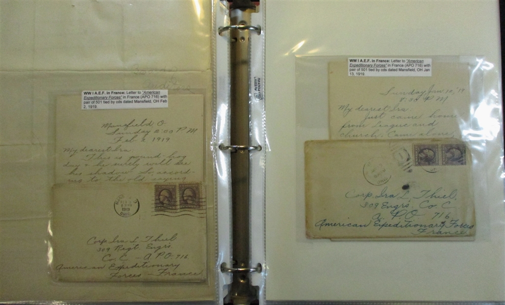 Large Binder Holding Ephemera and More 