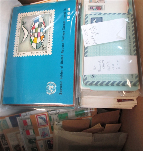 2 Large Boxes Stamps and Covers (Est $300-400)