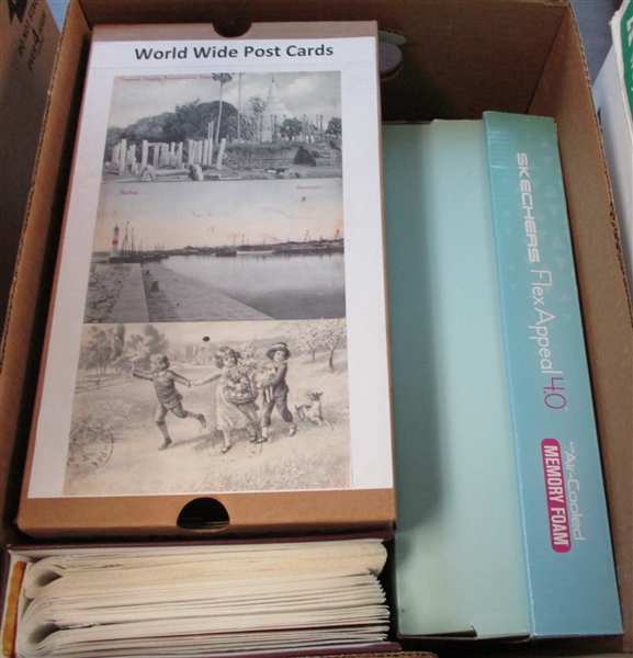 2 Large Boxes of Postcards (Est $300-400)