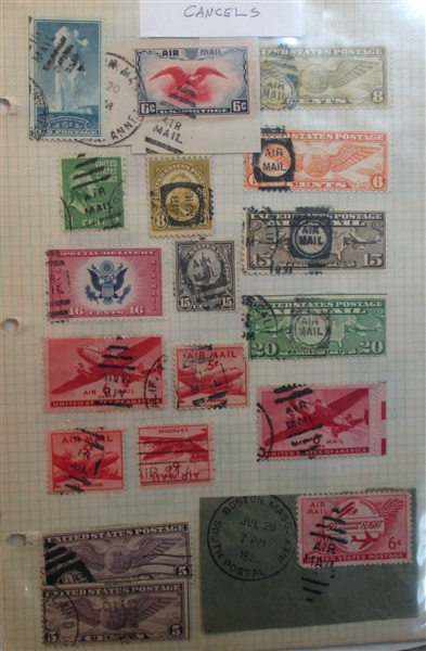 Mostly Airmail Related Stamp and Cover Accumulation in Banker Box (Est $200-250)