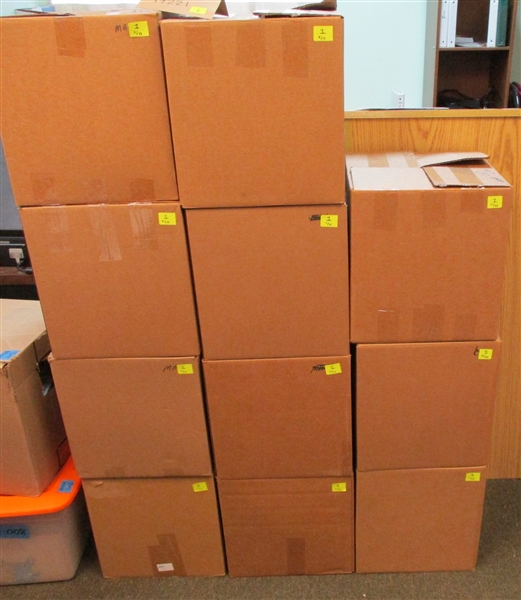 11 Carton Back-Room Cleanout - OFFICE PICK-UP ONLY!