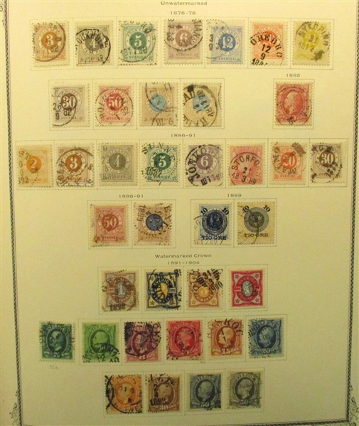 Sweden Used Collection to Late 1970s in Scott Specialty Album (Est $600-900)