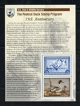 Two Modern Duck Sheetlets, MNH and VF (SCV $325)