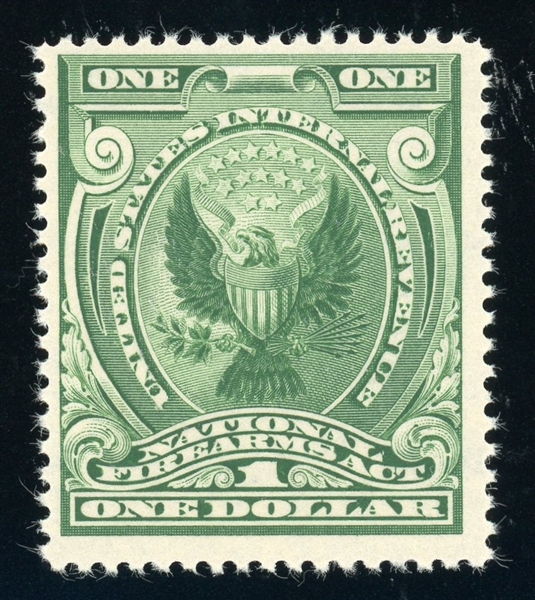 USA Scott RY3 MNH F-VF, 1939 Firearms Transfer Stamp (SCV $85)