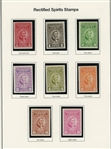 Puerto Rico Rectified Spirits Stamps (SCV $250)