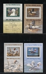 USA Scott RW73b-RW80b Duck Sheetlets with Signatures, 2006-2013 (SCV $620)