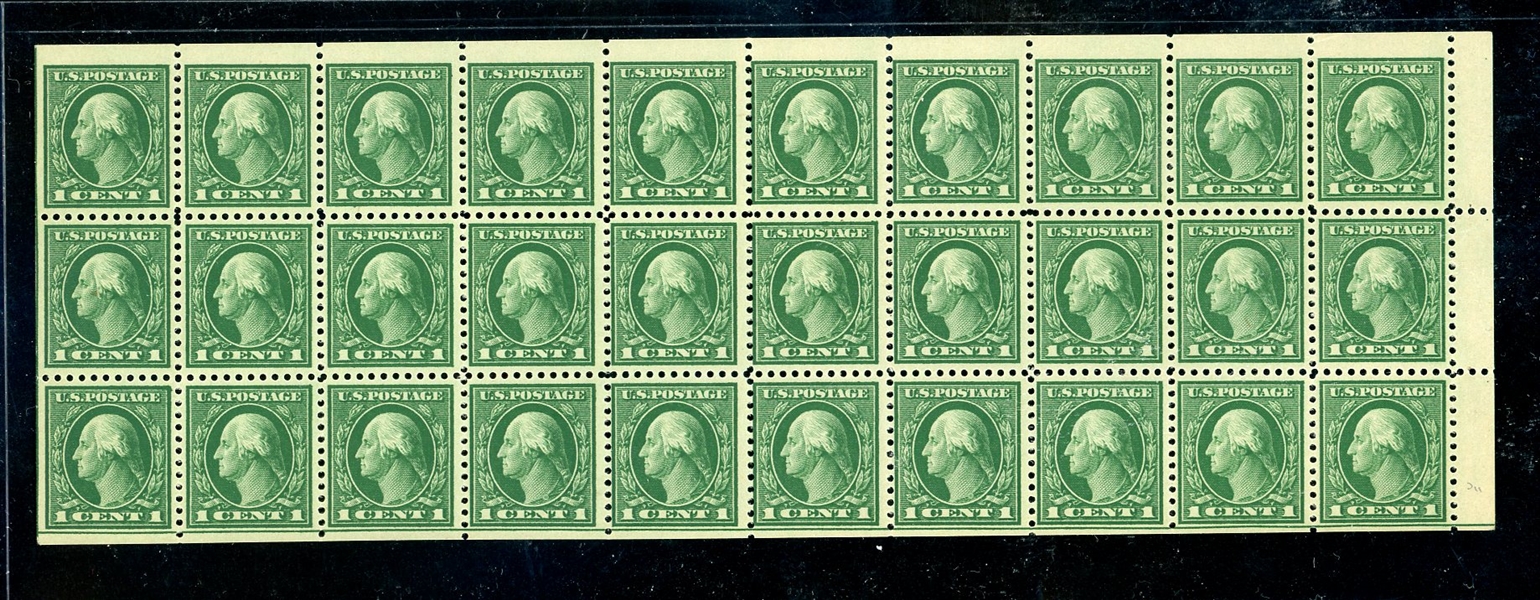 USA Scott 498f MNH F-VF, AEF Pane of 30, 2004 APS Cert (SCV $1700)