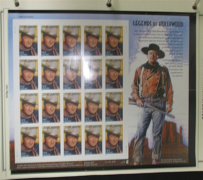 USA Mint Sheets - 1995-2010 Era (Face $533)