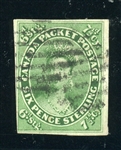 Canada Scott 9 Used F-VF, 1857 7½d Victoria (SCV $3250)