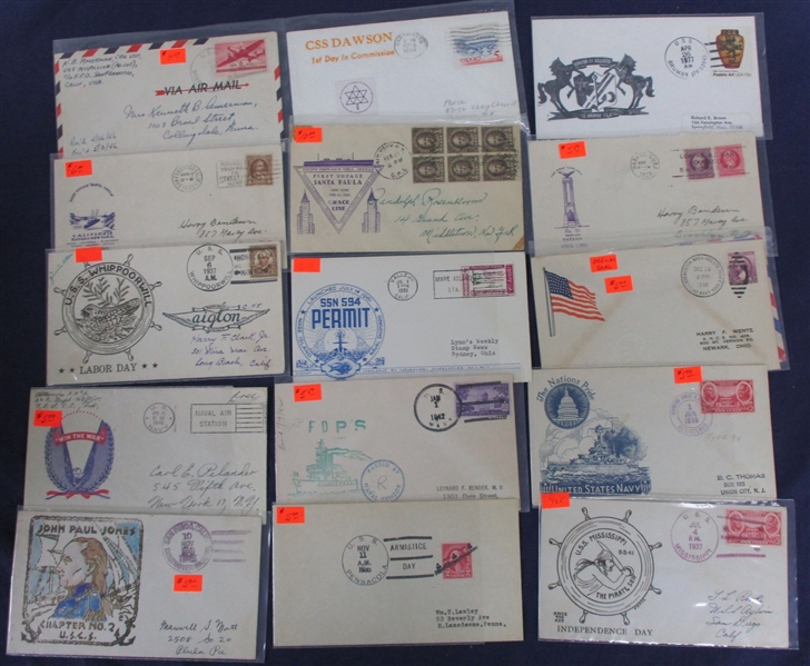Naval Ship And Related Cover Lot (Est $200-300)