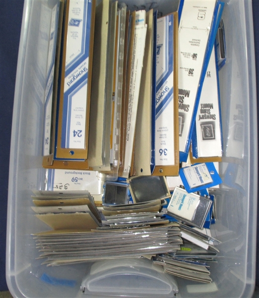 Stamp Mounts - Open and Unopened Packages (Est $250-300)