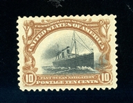 USA Scott 299 MH VF, 1901 10¢ Pan Am, Fast Boat! (Est $150-250)