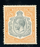 Bermuda Scott 97 MH F-VF, 1932 12sh6p KGV Issue (SCV $240)