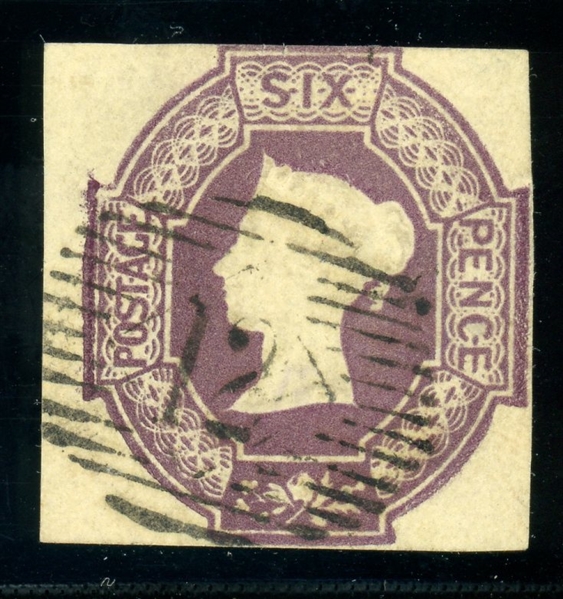 Great Britain Scott 7 Used  Fine, 1854 6p Victoria (SCV $1000)
