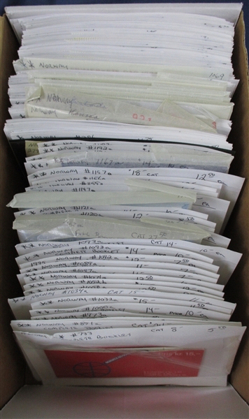 Norway Mint Dealer Stock - Stamps, Souvenir Sheets & Booklets (Est $500-600)