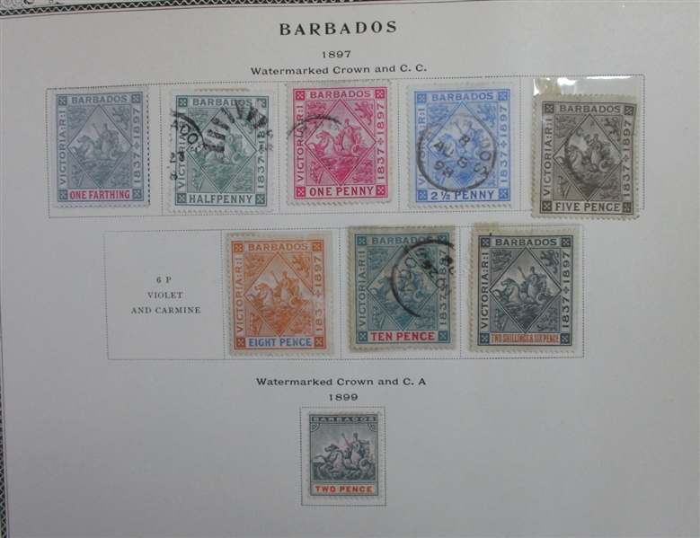 British B-C Countries on Scott Pages (Est $600-700)