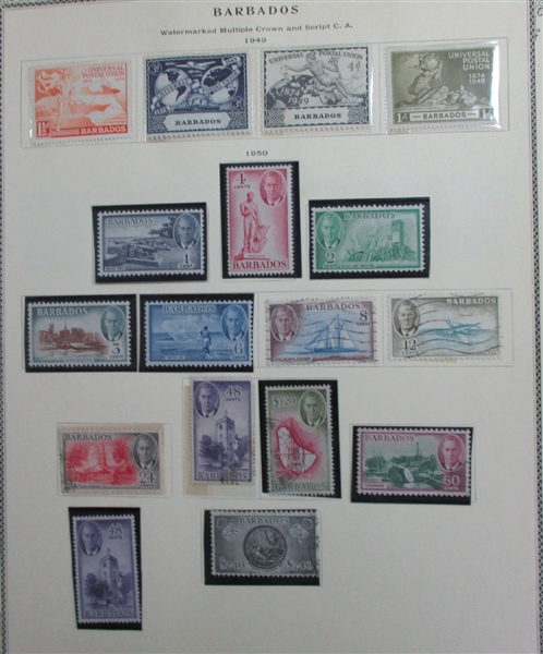 British B-C Countries on Scott Pages (Est $600-700)