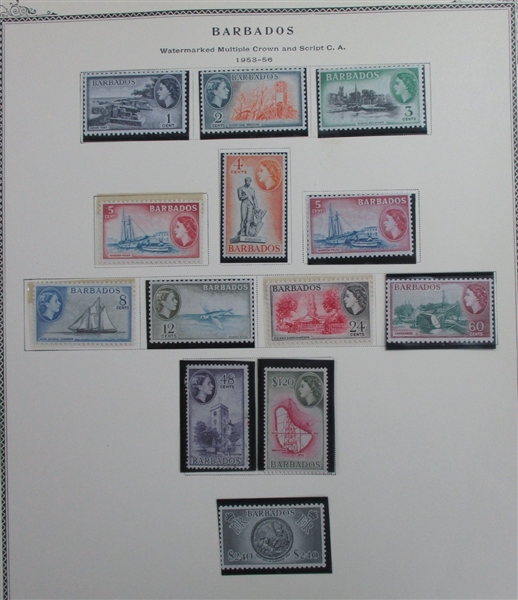 British B-C Countries on Scott Pages (Est $600-700)