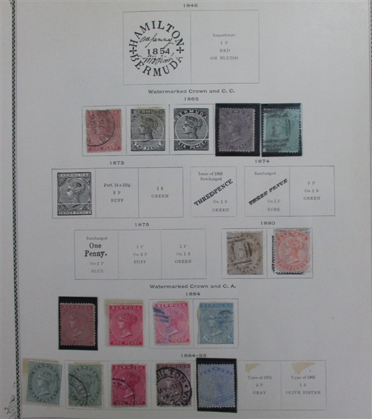 British B-C Countries on Scott Pages (Est $600-700)