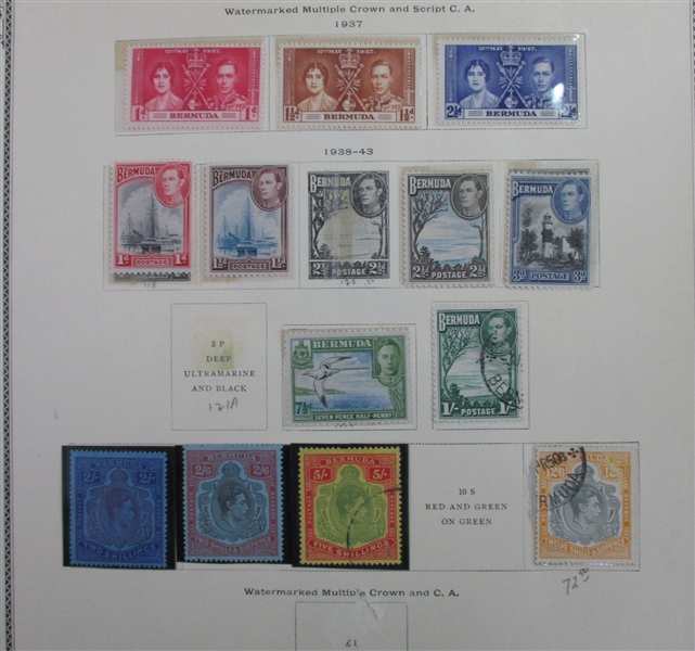 British B-C Countries on Scott Pages (Est $600-700)