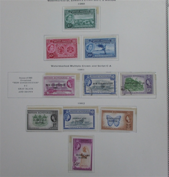 British B-C Countries on Scott Pages (Est $600-700)