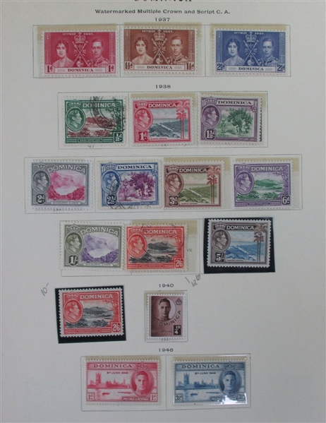British D-N Countries on Scott Pages (Est $600-700)