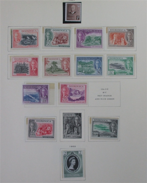 British D-N Countries on Scott Pages (Est $600-700)
