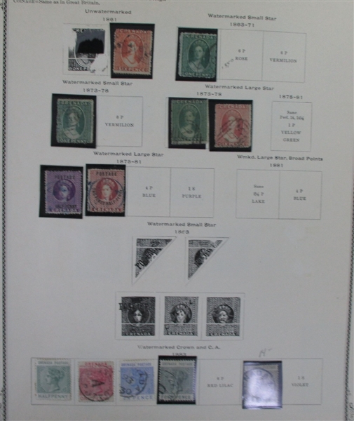 British D-N Countries on Scott Pages (Est $600-700)