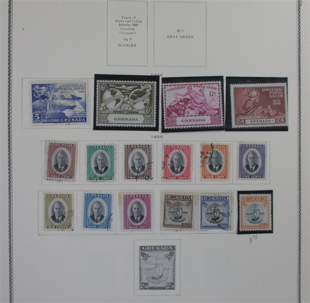British D-N Countries on Scott Pages (Est $600-700)