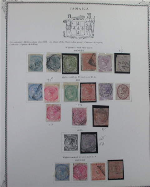 British D-N Countries on Scott Pages (Est $600-700)