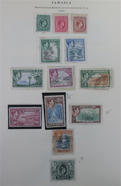 British D-N Countries on Scott Pages (Est $600-700)