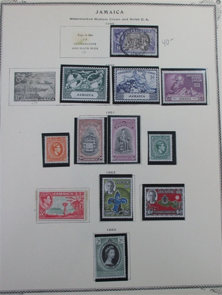 British D-N Countries on Scott Pages (Est $600-700)