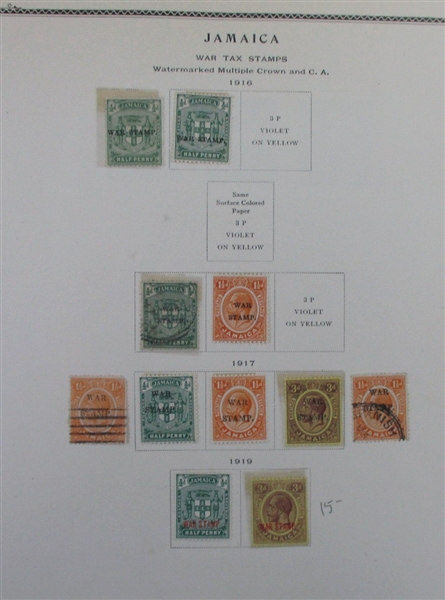 British D-N Countries on Scott Pages (Est $600-700)