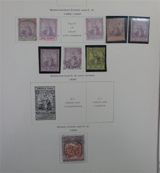 British S-V Countries on Scott Pages (Est $400-500)