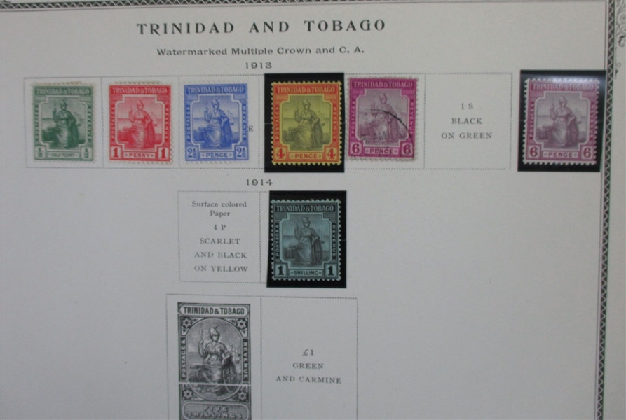 British S-V Countries on Scott Pages (Est $400-500)