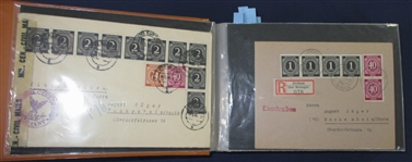 German Cover/Card Group - Post WWII German Occupation (Est $200-300)