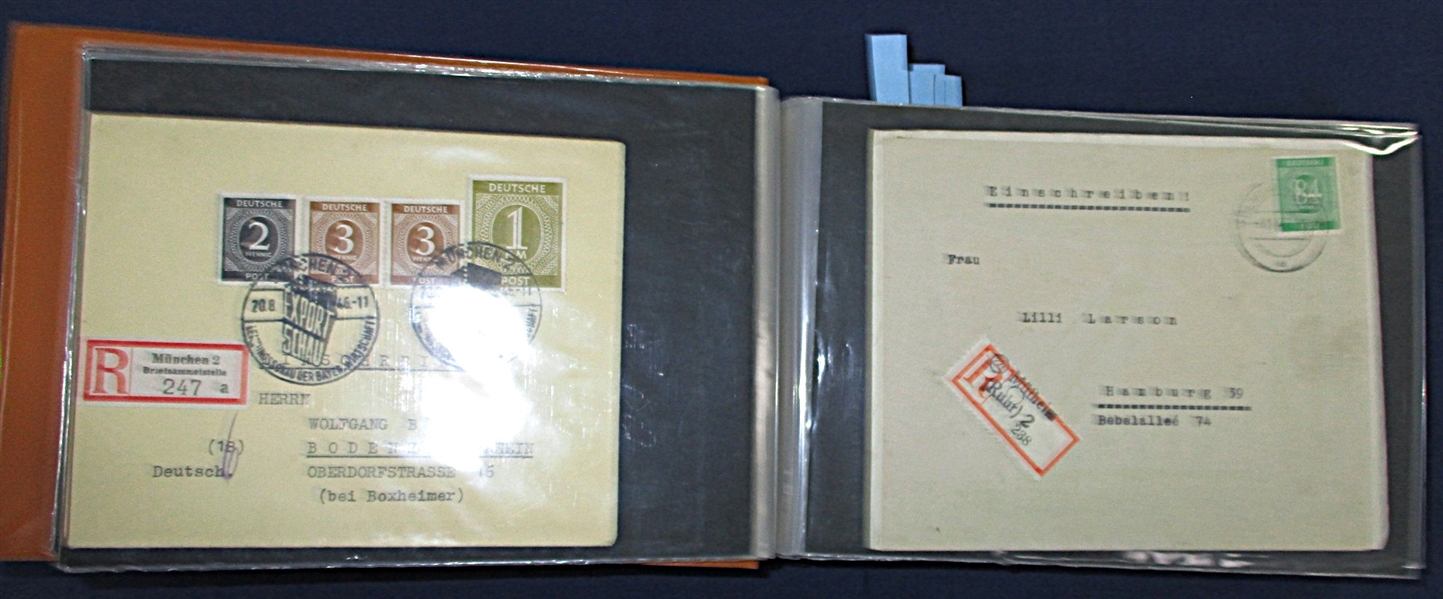 German Cover/Card Group - Post WWII German Occupation (Est $200-300)