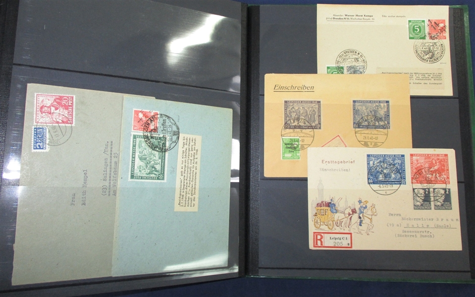 German Cover/Card Group - Post WWII German Occupation (Est $150-200)