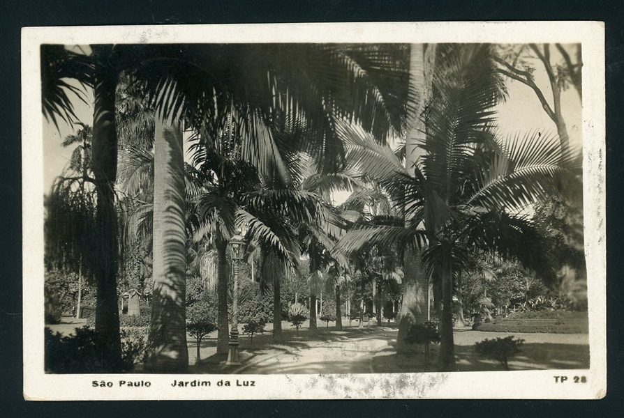 Brazil Picture Postcard Zeppelin Flight, 1930 (SCV $400)