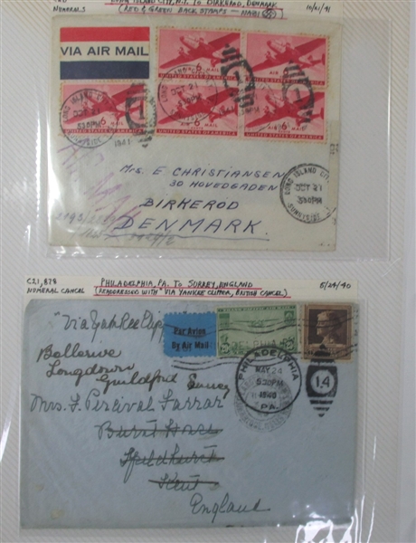 Airmail Postal History Volume 1 (Est $200-250)