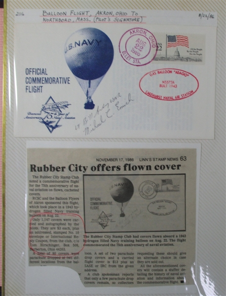Airmail Postal History Volume 1 (Est $200-250)